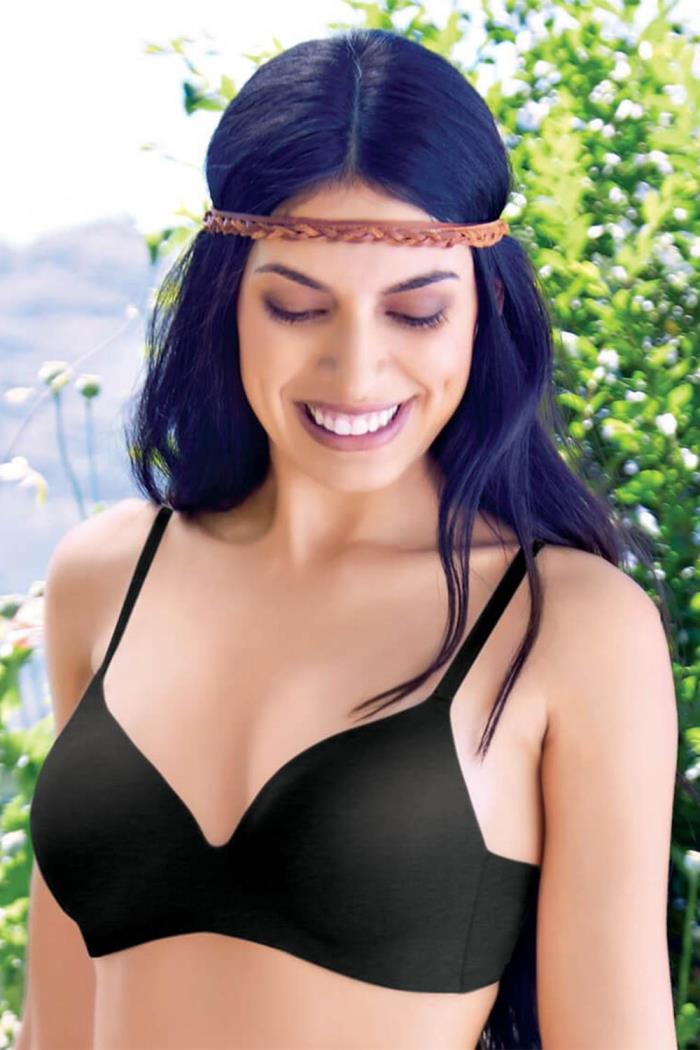 ENAMOR F084 PADDED NON WIRED SEAMLESS T-SHIRT BRA